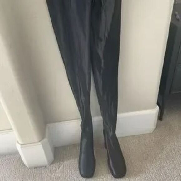 Free People Highest Rise Platform Boot Pants Boots w/ Attached Leggings US 10 - Picture 9 of 14